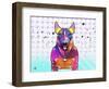 Bull Terrier XI-Fernando Palma-Framed Premium Giclee Print