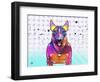 Bull Terrier XI-Fernando Palma-Framed Premium Giclee Print
