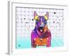 Bull Terrier XI-Fernando Palma-Framed Giclee Print