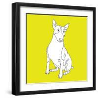 Bull Terrier-Anna Nyberg-Framed Art Print