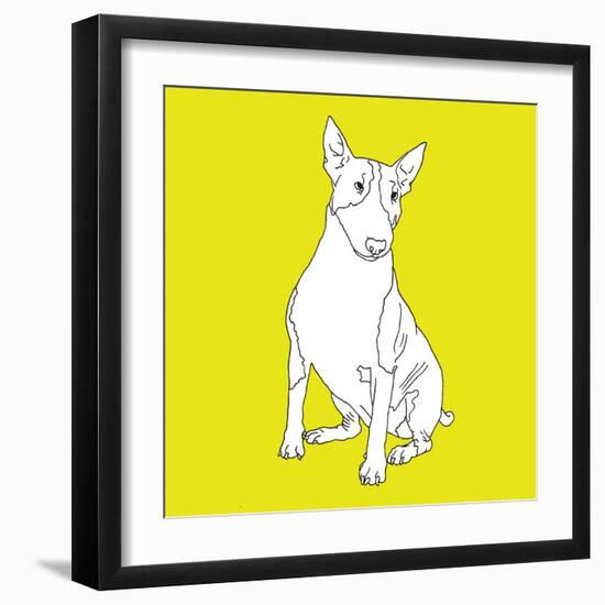 Bull Terrier-Anna Nyberg-Framed Art Print