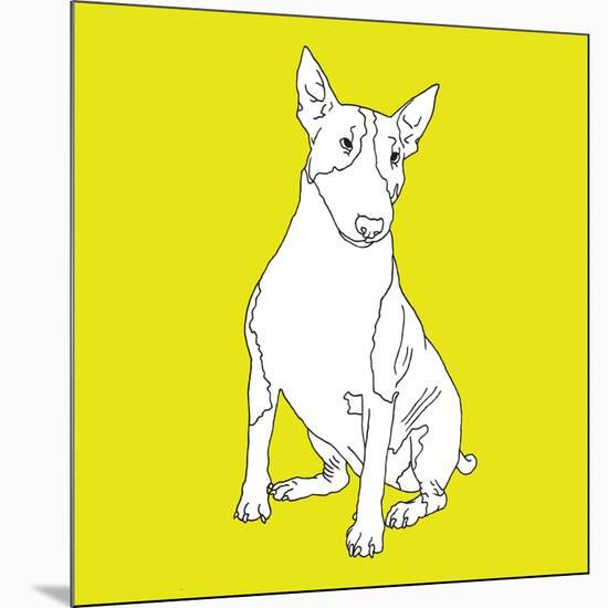 Bull Terrier-Anna Nyberg-Mounted Giclee Print