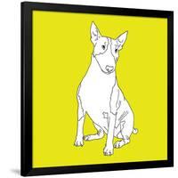 Bull Terrier-Anna Nyberg-Framed Giclee Print