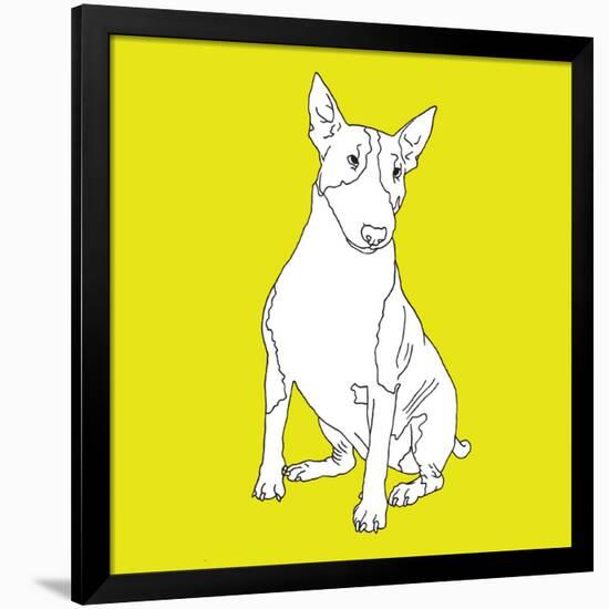 Bull Terrier-Anna Nyberg-Framed Giclee Print