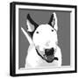 Bull Terrier-Emily Burrowes-Framed Art Print