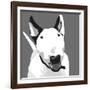 Bull Terrier-Emily Burrowes-Framed Art Print