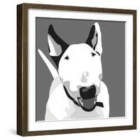 Bull Terrier-Emily Burrowes-Framed Premium Giclee Print