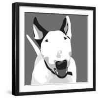 Bull Terrier-Emily Burrowes-Framed Premium Giclee Print