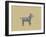 Bull terrier-Sarah Thompson-Engels-Framed Giclee Print