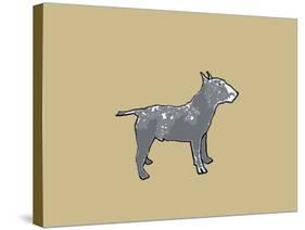 Bull terrier-Sarah Thompson-Engels-Stretched Canvas