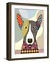 Bull Terrier-Adefioye Lanre-Framed Giclee Print