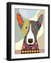 Bull Terrier-Adefioye Lanre-Framed Giclee Print