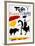 Bull with Bullfighter-Pablo Picasso-Framed Art Print