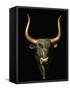 Bull with Horns of Gilded Wood, Black Steatite Rhyton (1700-1400 BCE), Minoan-null-Framed Stretched Canvas