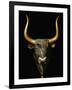 Bull with Horns of Gilded Wood, Black Steatite Rhyton (1700-1400 BCE), Minoan-null-Framed Giclee Print