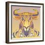 Bull-David Chestnutt-Framed Giclee Print