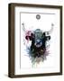 Bull-Karin Roberts-Framed Art Print