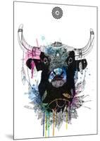 Bull-Karin Roberts-Mounted Premium Giclee Print