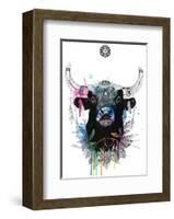 Bull-Karin Roberts-Framed Art Print