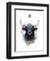 Bull-Karin Roberts-Framed Art Print