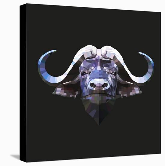 Bull-Lora Kroll-Stretched Canvas