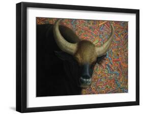 Bull-James W. Johnson-Framed Giclee Print