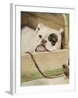 Bulldog, 1927-Cecil Aldin-Framed Giclee Print