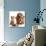 Bulldog and Cat at Food Dish Together-Willee Cole-Photographic Print displayed on a wall