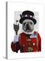 Bulldog Beefeater-Fab Funky-Stretched Canvas