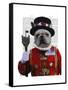 Bulldog Beefeater-Fab Funky-Framed Stretched Canvas