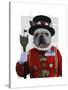 Bulldog Beefeater-Fab Funky-Stretched Canvas