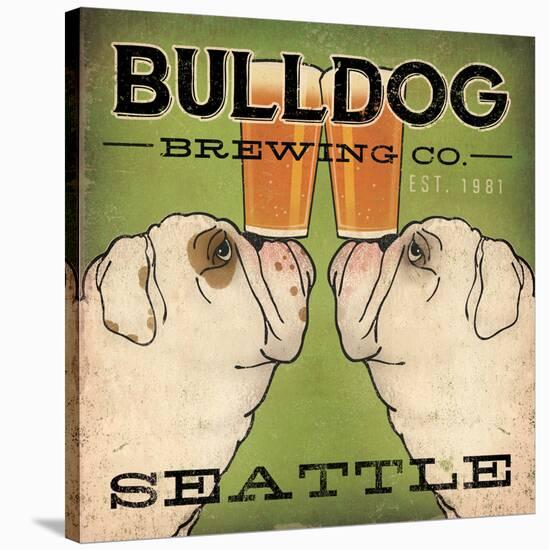 Bulldog Brewing Seattle-Ryan Fowler-Stretched Canvas