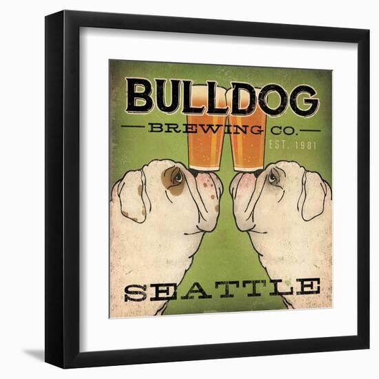 Bulldog Brewing Seattle-Ryan Fowler-Framed Art Print