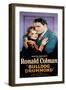 Bulldog Drummond, Joan Bennett, Ronald Colman, 1929-null-Framed Photo