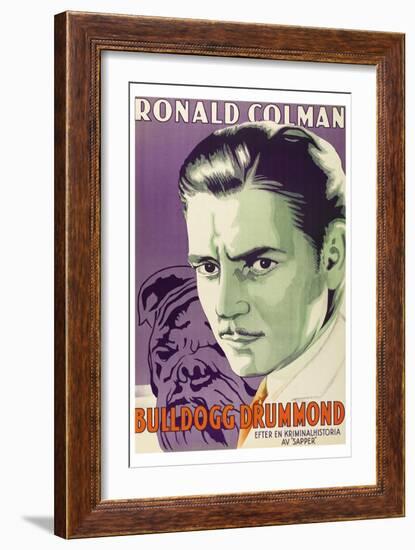 Bulldog Drummond-null-Framed Art Print