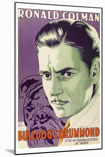 Bulldog Drummond-null-Mounted Art Print