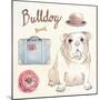 Bulldog Escapades-Kerri Elliot-Mounted Art Print