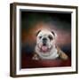 Bulldog Hanging Out-Jai Johnson-Framed Giclee Print