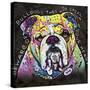 Bulldog Heart-Dean Russo-Stretched Canvas