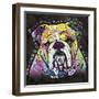 Bulldog Heart-Dean Russo-Framed Premium Giclee Print