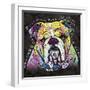 Bulldog Heart-Dean Russo-Framed Premium Giclee Print