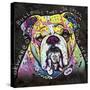 Bulldog Heart-Dean Russo-Stretched Canvas