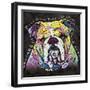 Bulldog Heart-Dean Russo-Framed Giclee Print