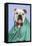 Bulldog in Vets Scrubs Wearing Glasses and Stethoscope-null-Framed Stretched Canvas