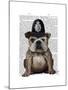 Bulldog Policeman-Fab Funky-Mounted Art Print