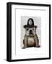 Bulldog Policeman-Fab Funky-Framed Art Print