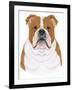 Bulldog Portrait-Tomoyo Pitcher-Framed Giclee Print