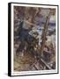 Bulldog Rescued-Cyrus Cuneo-Framed Stretched Canvas