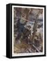 Bulldog Rescued-Cyrus Cuneo-Framed Stretched Canvas