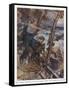 Bulldog Rescued-Cyrus Cuneo-Framed Stretched Canvas